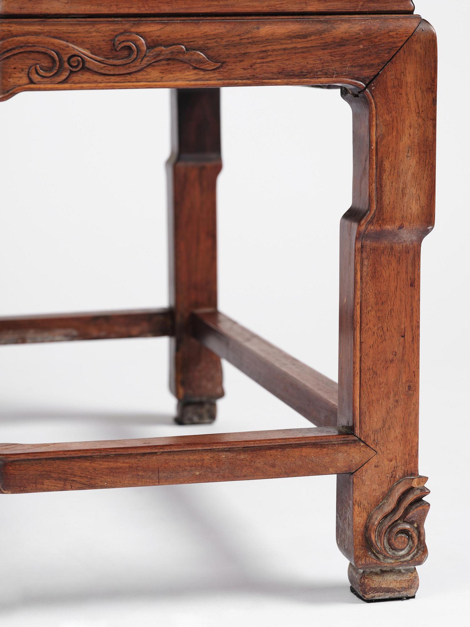 Dagbädd, hardwood. Qingdynastin, 1800-tal.