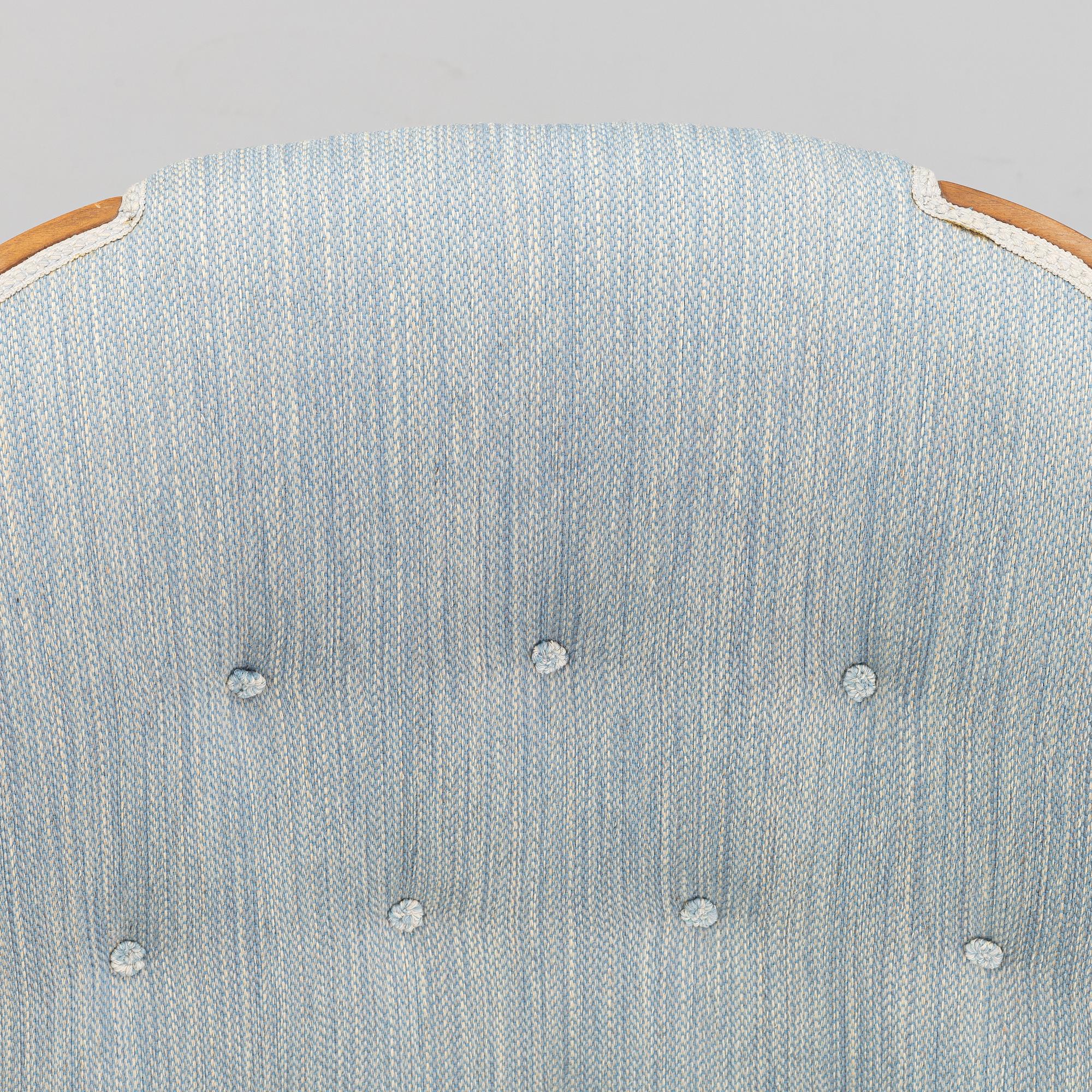 An 'Advokaten' easy chair by Carl Malmsten for OH Sjögren, second half of the 20th Century.
