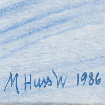 MONA HUSS WALLIN, olja på duk, signerad M Huss W och daterad 1986.