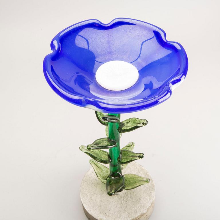 Elna Melusine Jolom, skulptur/skål på fot signerad och daterad 2017 unik.