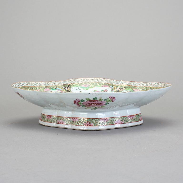 FAT, porslin, Kanton, Kina, Qingdynastin, 1800-tal.