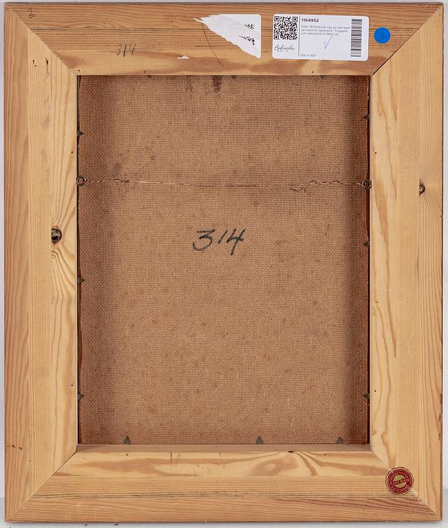 ERIK TRYGGELIN, oil on canvas laid down on masonite, signed E. Tryggelin and dated 10/4 1902.
