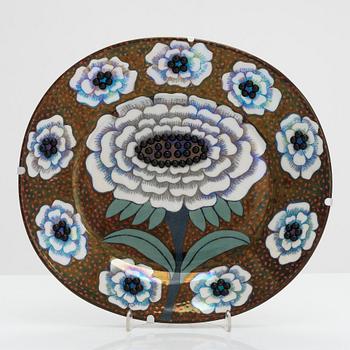 Birger Kaipiainen, dish, porcelain, "Fiori" 395/2000, Arabia 1983.