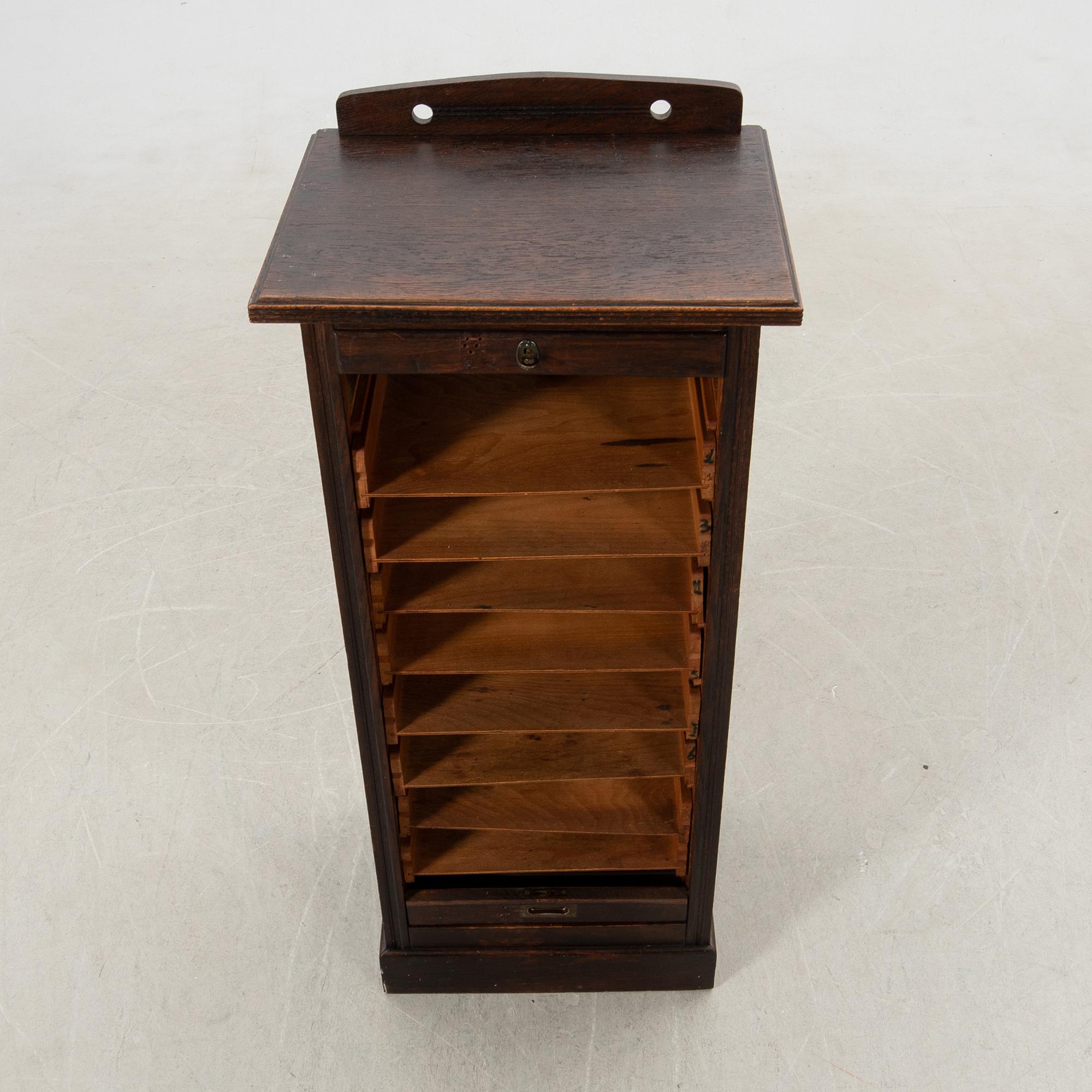 Jalousie cabinet, first half of the 20th century.
