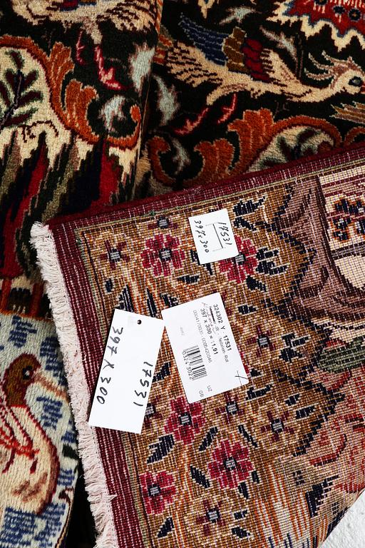 A carpet, Kashmar, ca 397 x 300 cm.