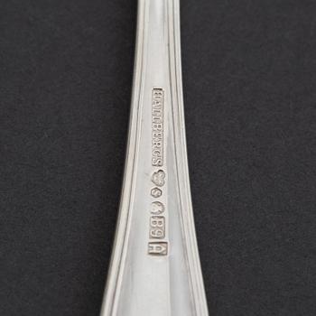 A silver cutlery, CG Hallberg, 'Kungsholm'. (109 pc).