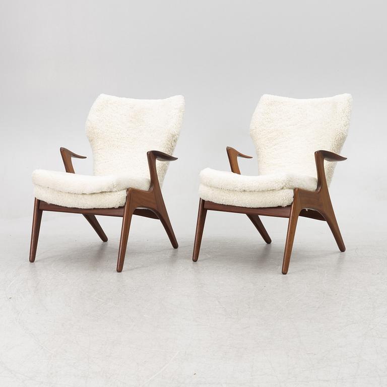 Kurt Østervig, attributed to. A pair of armchairs, Denmark.