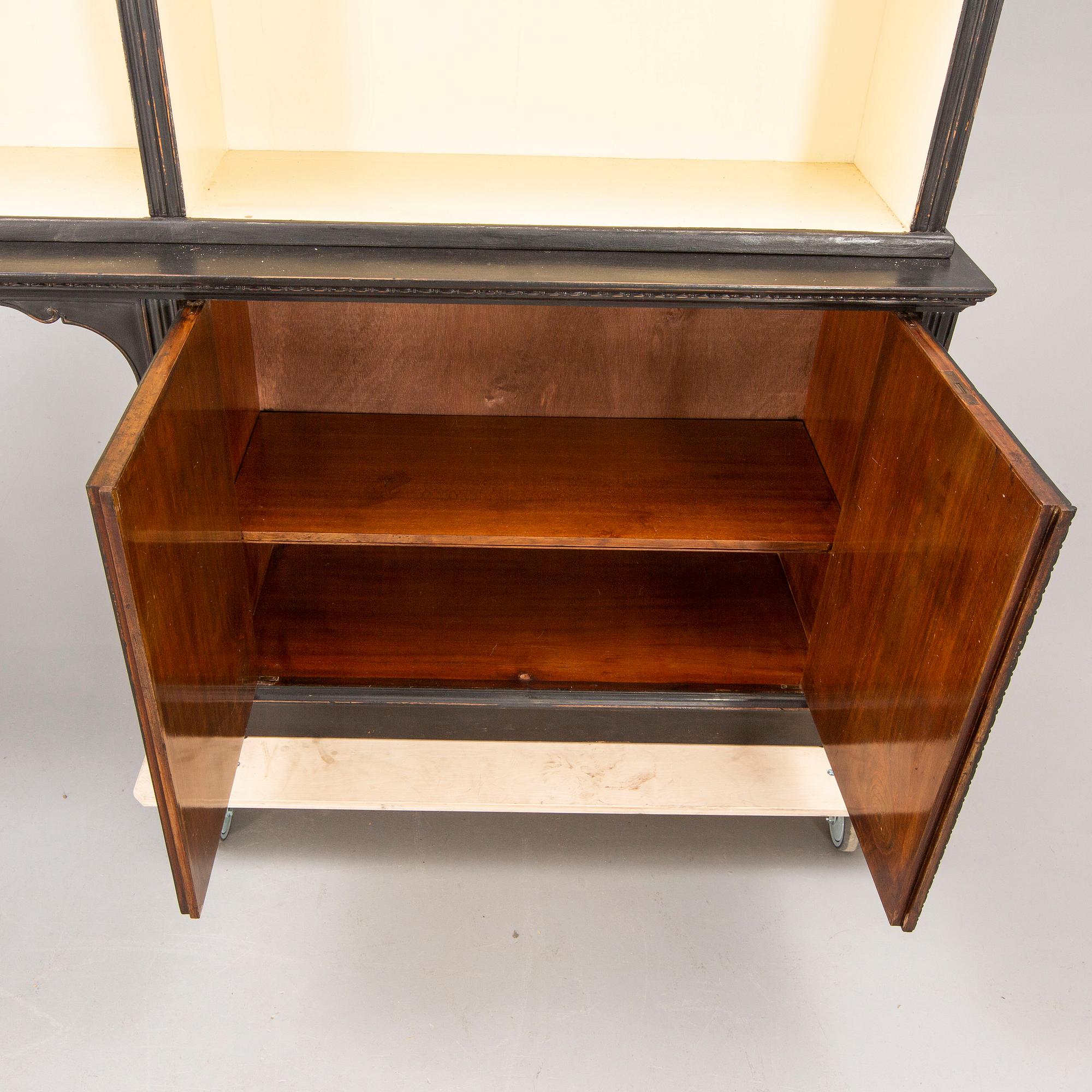 A painted display cabinet first half of the 20th century.