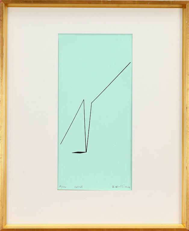 OLLE BAERTLING, färgserigrafi, sign och numr 18/30, dat 1967-68.