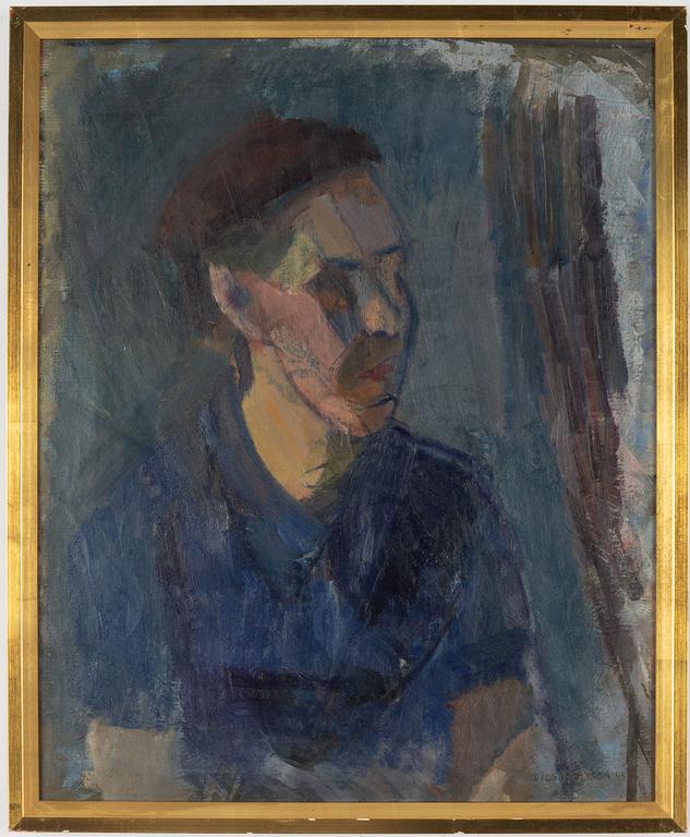 Wilgot Olson, Portrait in Blue.