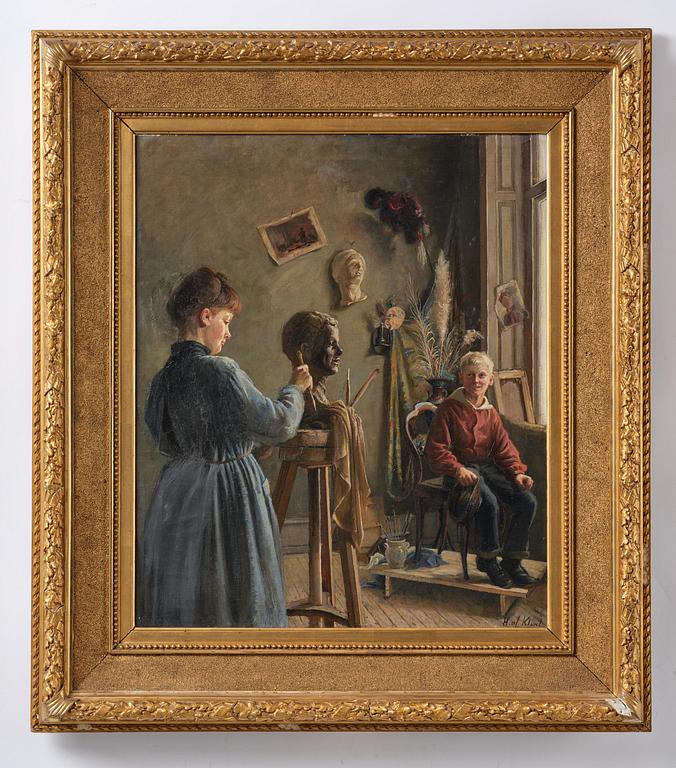 Hilma af Klint, Studio interior.