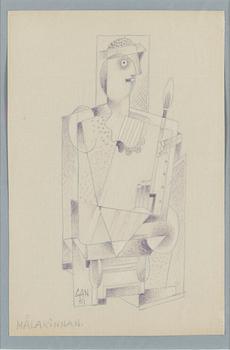 190. Gösta Adrian-Nilsson, "Målarinnan".