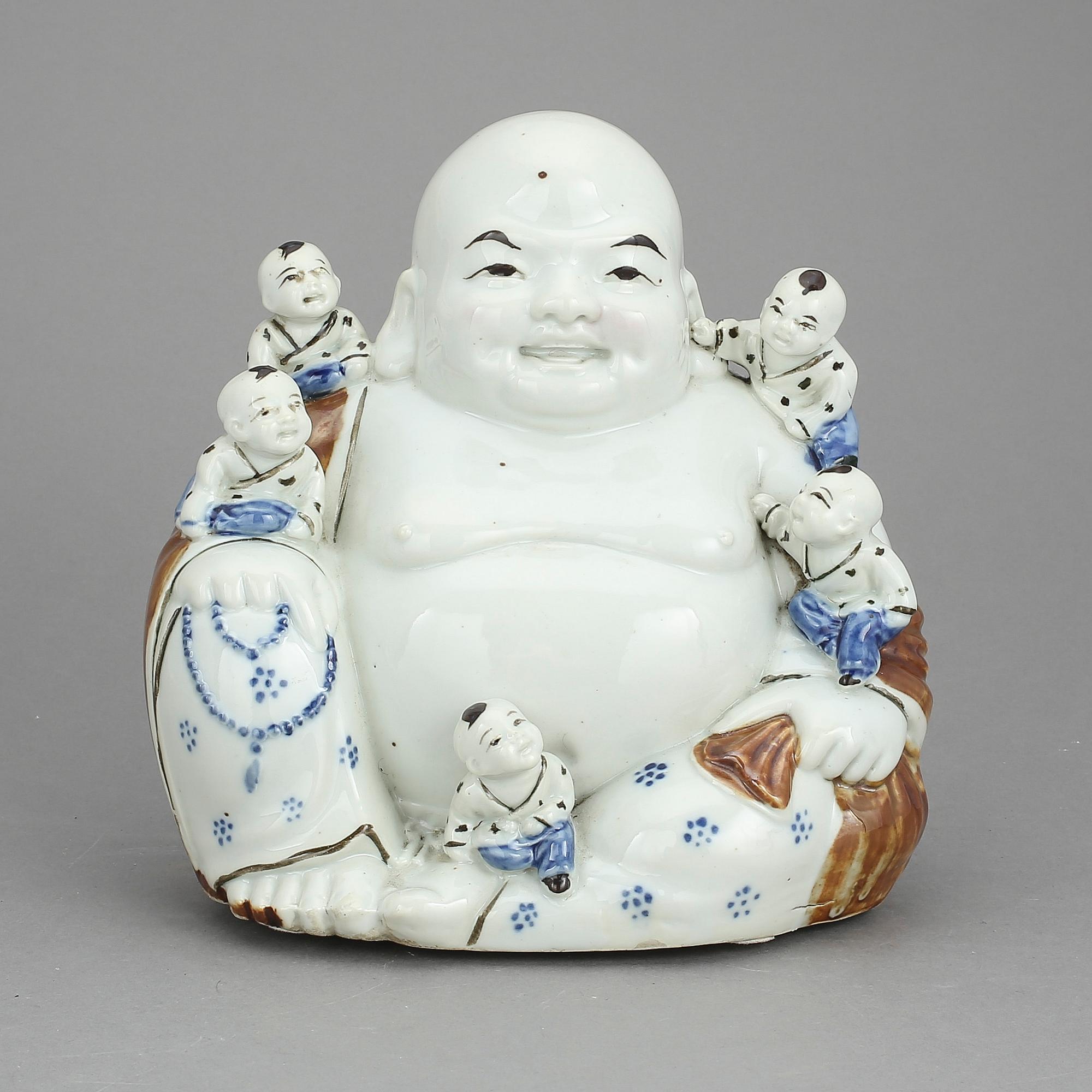 BUDAI, porslin, Kina 1900-tal.
