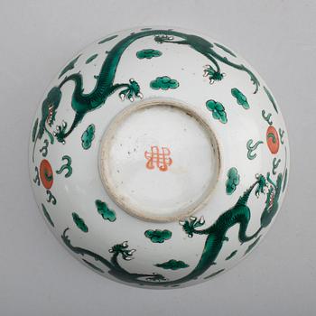 SKÅL, porslin, Kina, sannolikt 1900-tal.