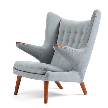 489. Hans J. Wegner, a 'Papa Bear' easy chair, AP-stolen, Denmark 1950-60s.