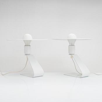 A pair of 1980s table lights.