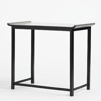 Firma Svenskt Tenn, a pewter top tea table model "A 423", Stockholm, 1930s.