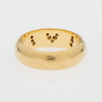 RING, briljantslipade diamanter, 18K guld.