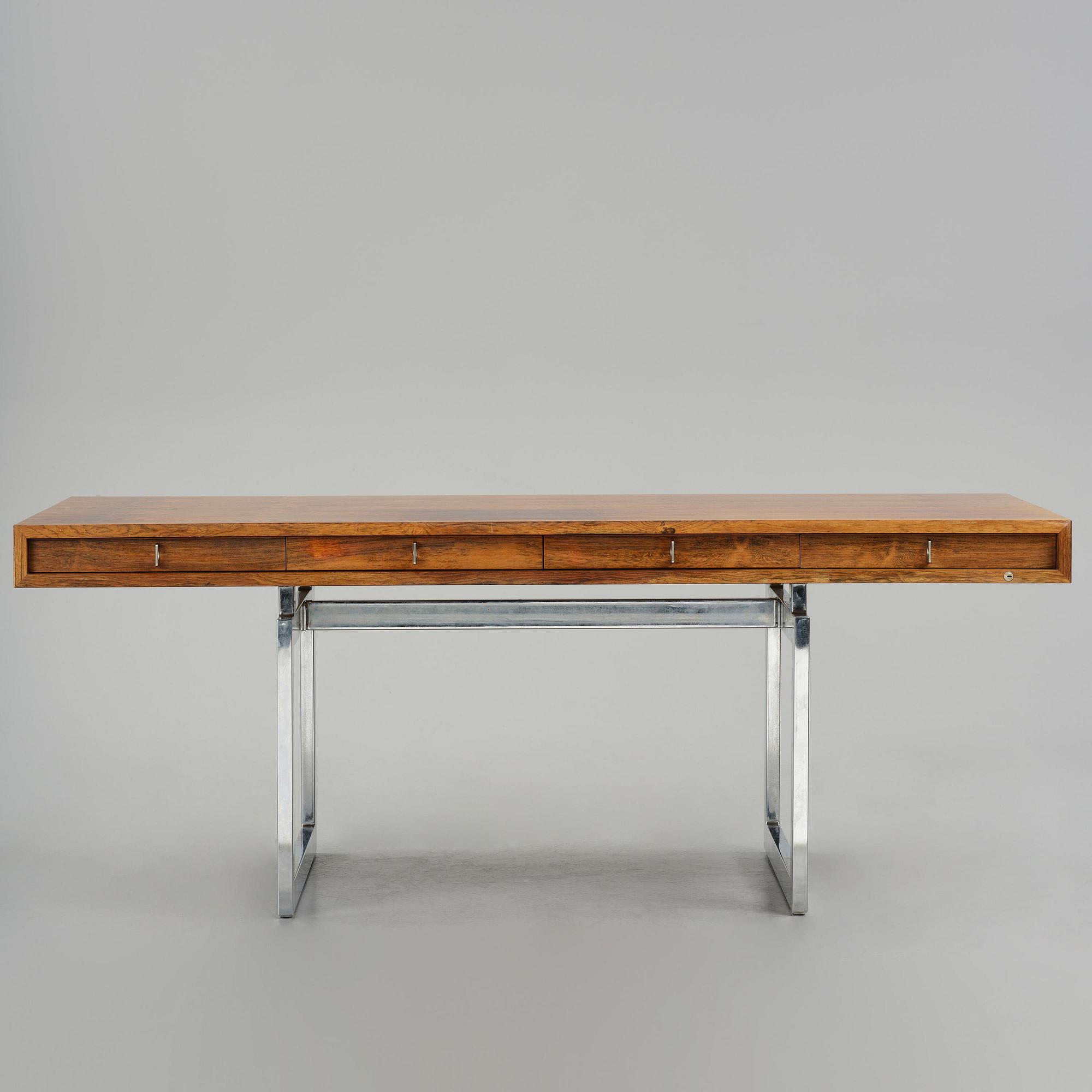 A rosewood office set, Echo, Switzerland, 1970s-80s.