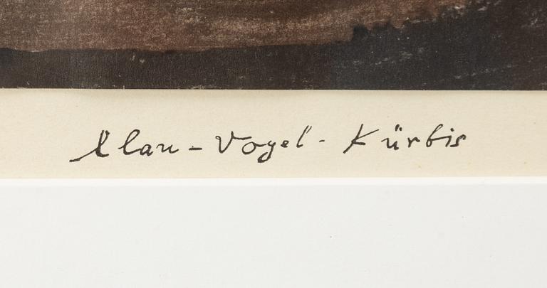 Paul Klee, after, 'Blauer-Vogel-Kürbis'.
