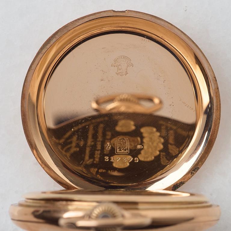 ULYSSE NARDIN, Locle & Genève, fickur, 52,5 mm, hunting case,