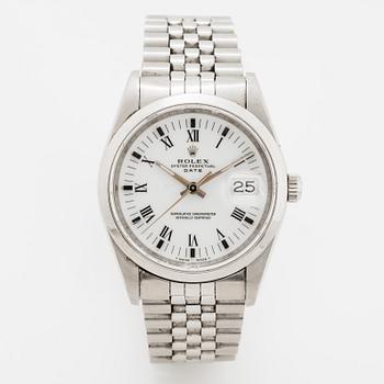 Rolex, Oyster Perpetual Date, Chronometer, armbandsur, 34 mm.