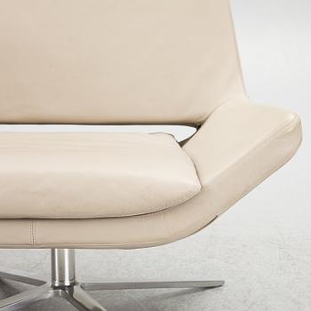 Jeffrey Bernett, a pair of 'Metropolitan' armchairs, B&B Italia Maxalto.