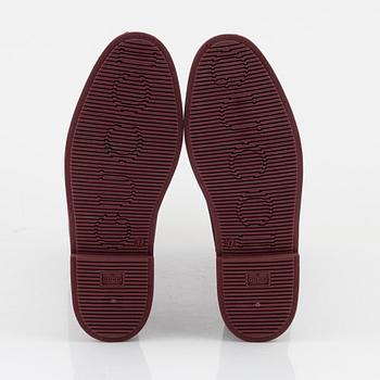 Gucci, a pair of burgundy rubber boots, Italian size 37.