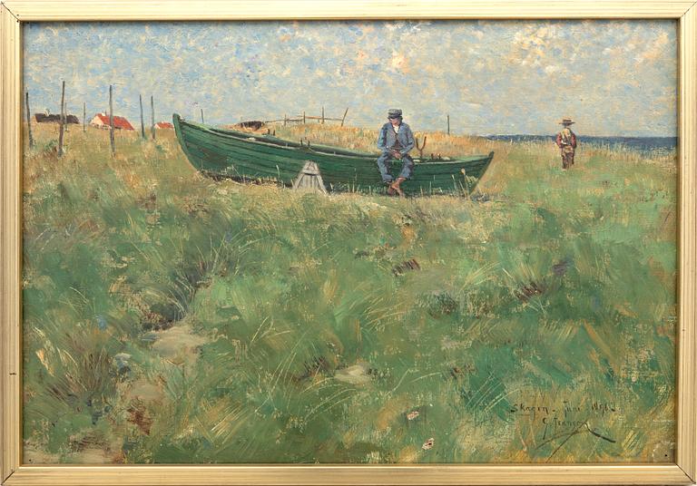 Gustaf Jeanson, oil on canvas, signed and dated 1896.