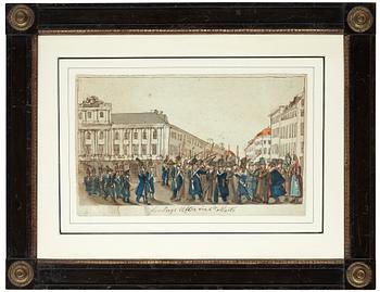449. Fritz von Dardel, attributed to, "Söndags Afton den 25 Marts".