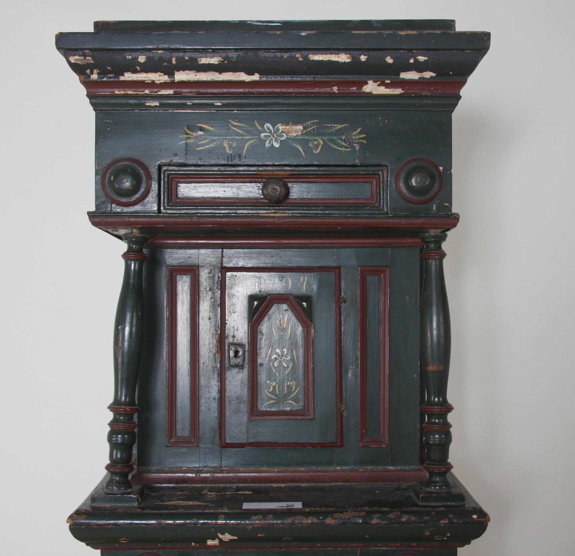 SKÅP, allmoge, 1800-tal.