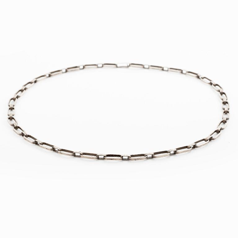 Atelier Borgila, necklace, silver, links.