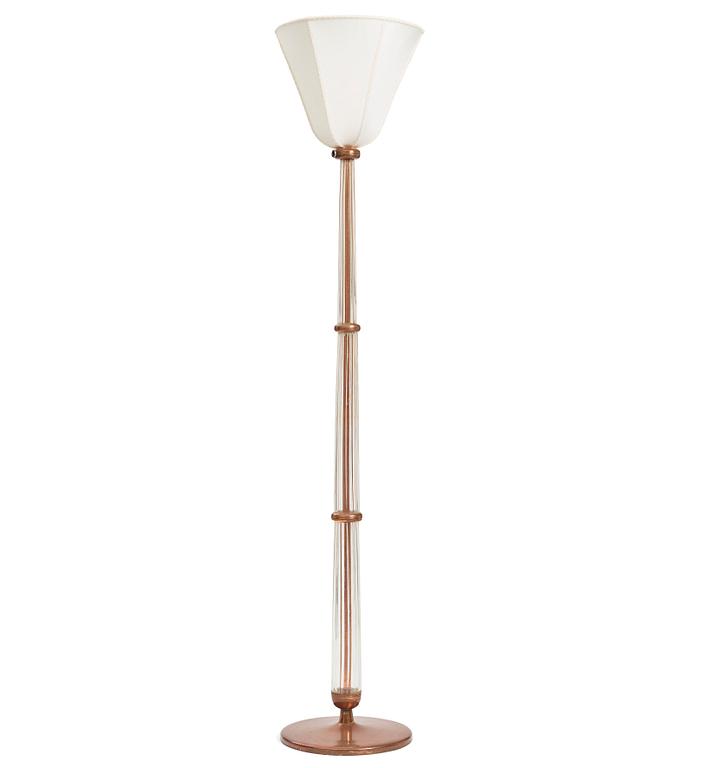 Tomaso Buzzi, a floor lamp, Murano, Italy 1930s.