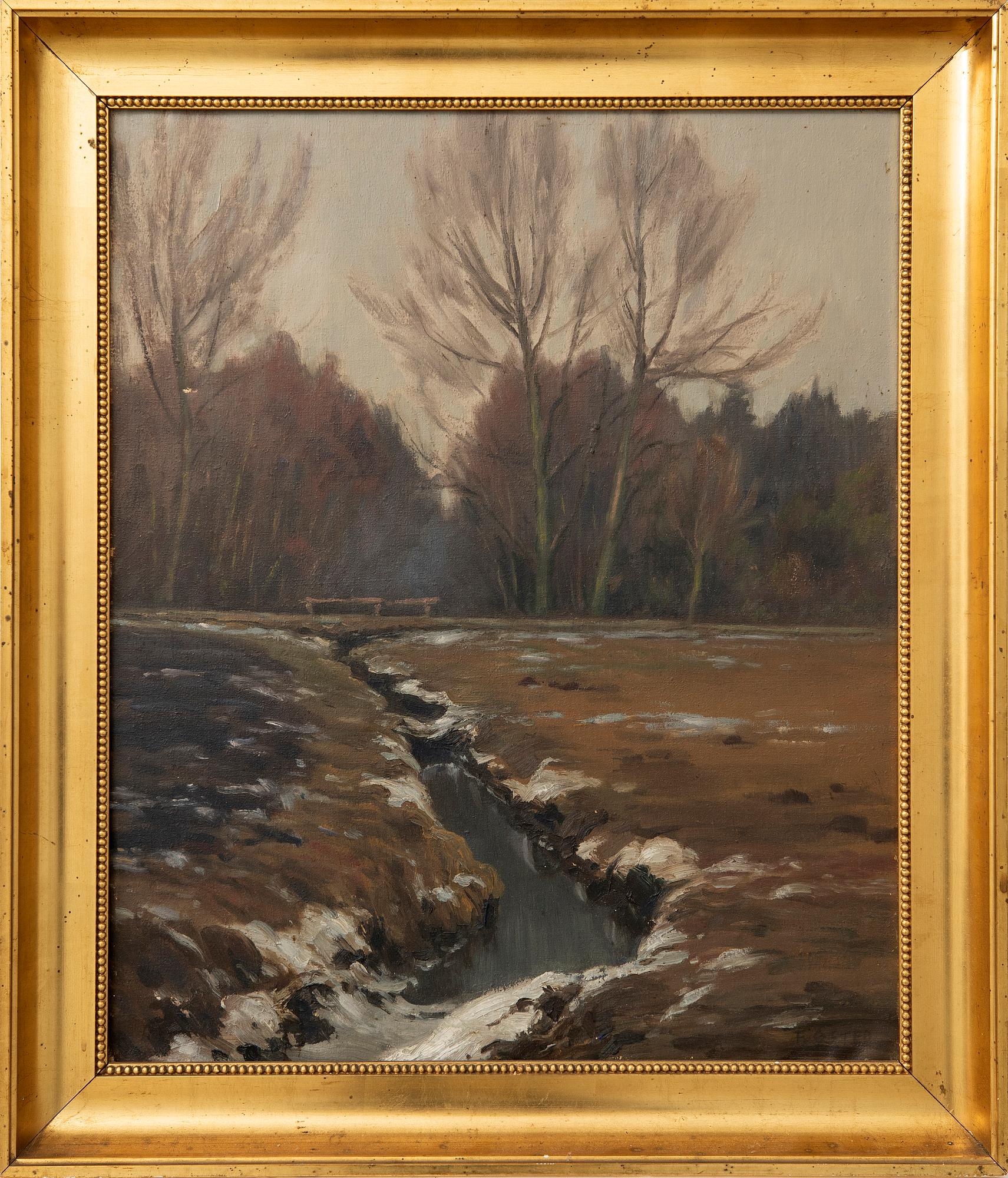 Hans Östed, "Backen, Köge", 1924.