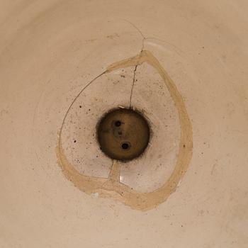 A FRENCH SÈVRES STYLE URN, porcelain and gilt bronze, latter half of the 19th century.