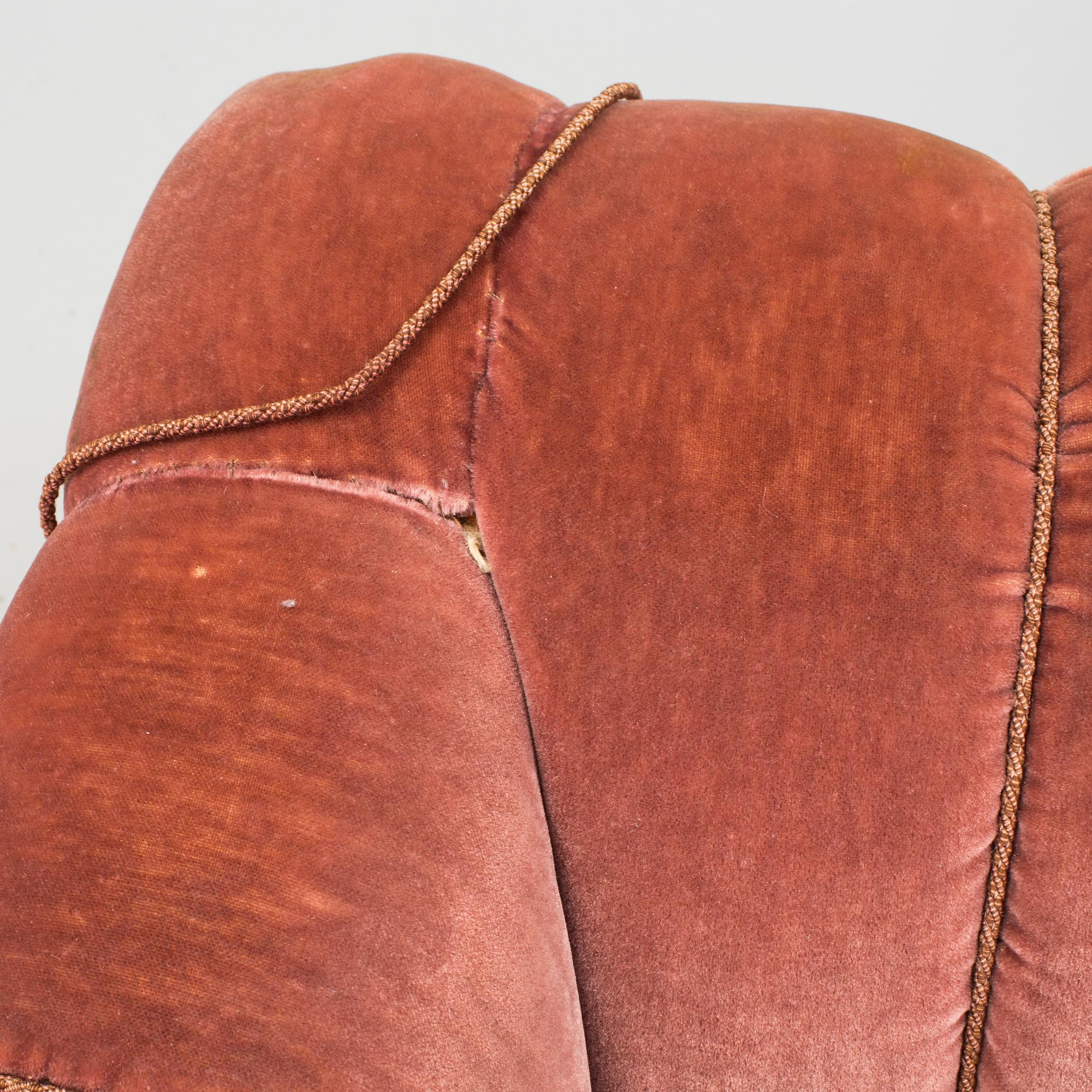 IVAR KREUGERS SOFFA OCH FÅTÖLJ, 1920-tal.