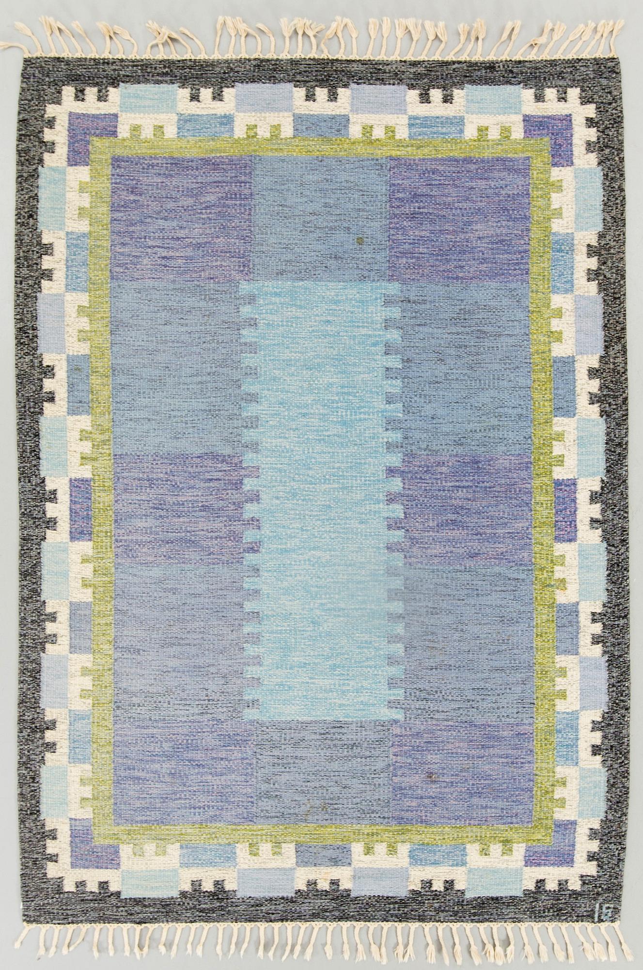 MATTA rölakan signerad IS (Ingegerd Silow) ca 240 x 166 cm.