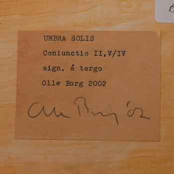 Olle Borg, "Umbra Solis, Coniunctio II, V/IV".
