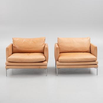 Damian Williamson, armchairs a pair, "William", Zanotta, designed 2010-15.