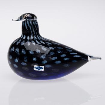 FÅGEL, glas, signerad Oiva Toikka Nuutajärvi Notsjö, numererad 137/1500.