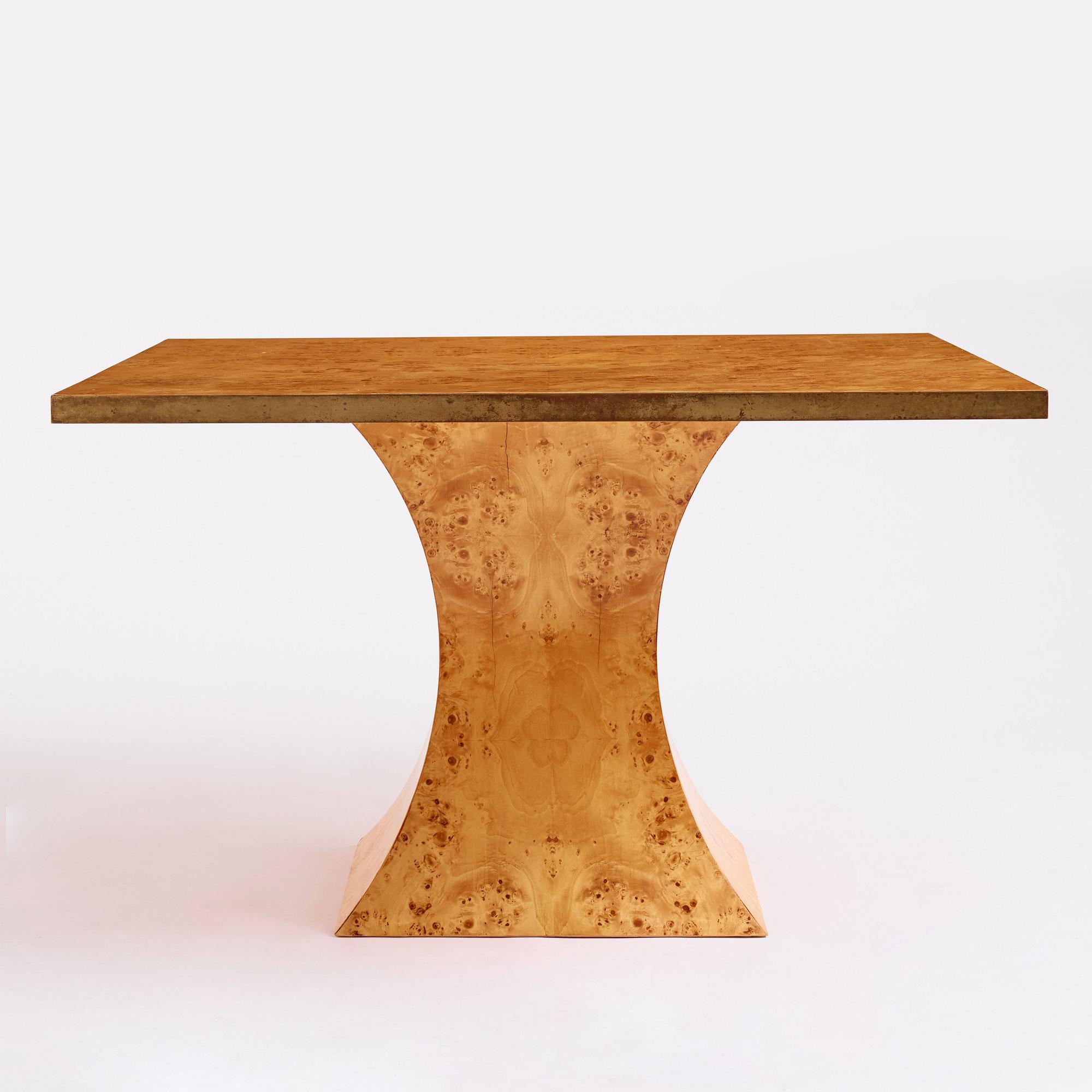 Willy Rizzo, a 'Savage' dining table, Sabot, Italy, 1970-1980s.