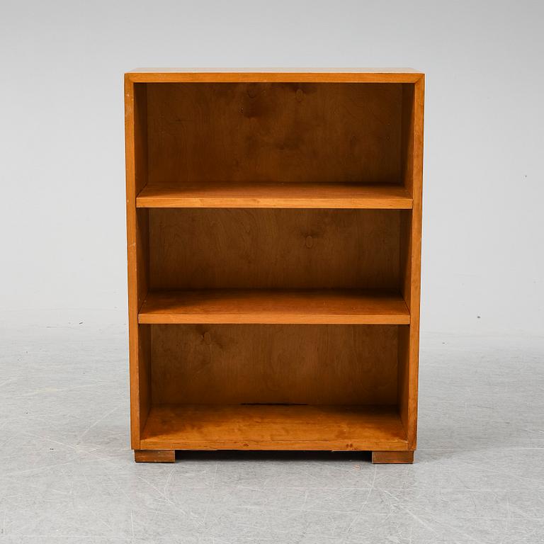 A 1930's birch bookshelf.