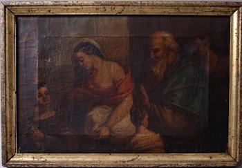 OKÄND KONSTNÄR, oljemålning på duk, 1700/1800-tal.