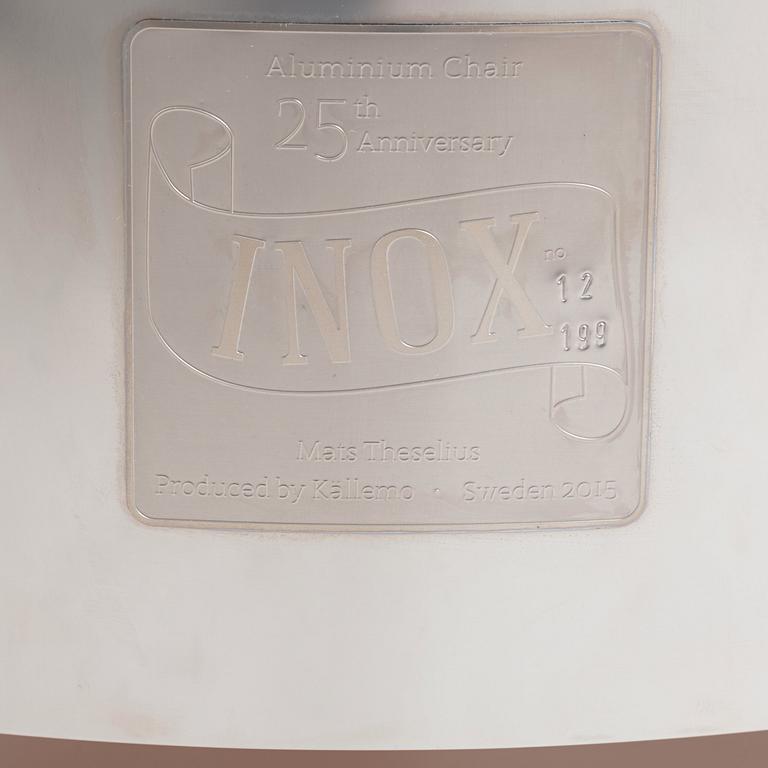 Mats Theselius, fåtölj "Inox", ed. 12/199, Källemo, efter 2015.