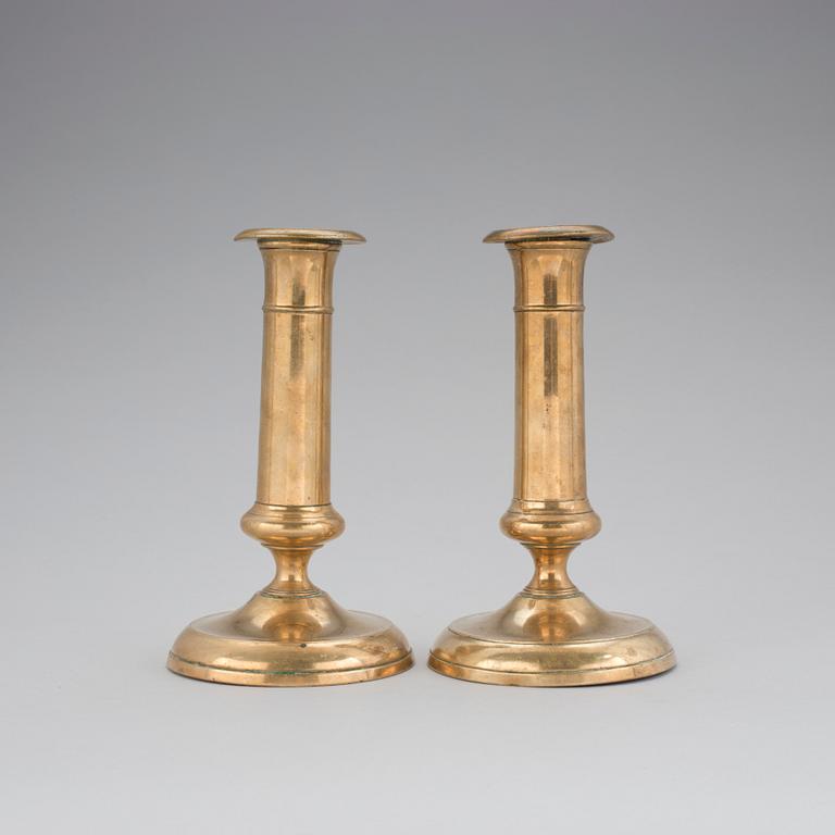 LJUSSTAKAR, ett par, 1800-talets mitt.