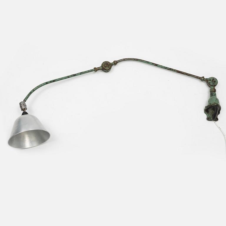 Johan Petter Johansson, a 'Triplex Pendel' industrial lamp, mid 20th Century.