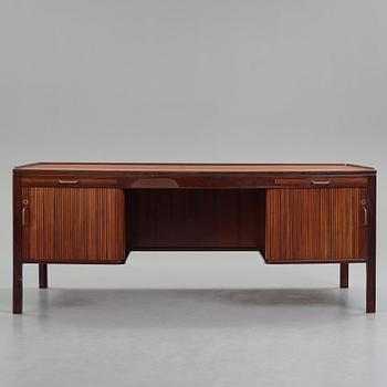 HANS J WEGNER, a mahogany desk model "A 1515" for Plan møbler, Denmark 1940-50's.