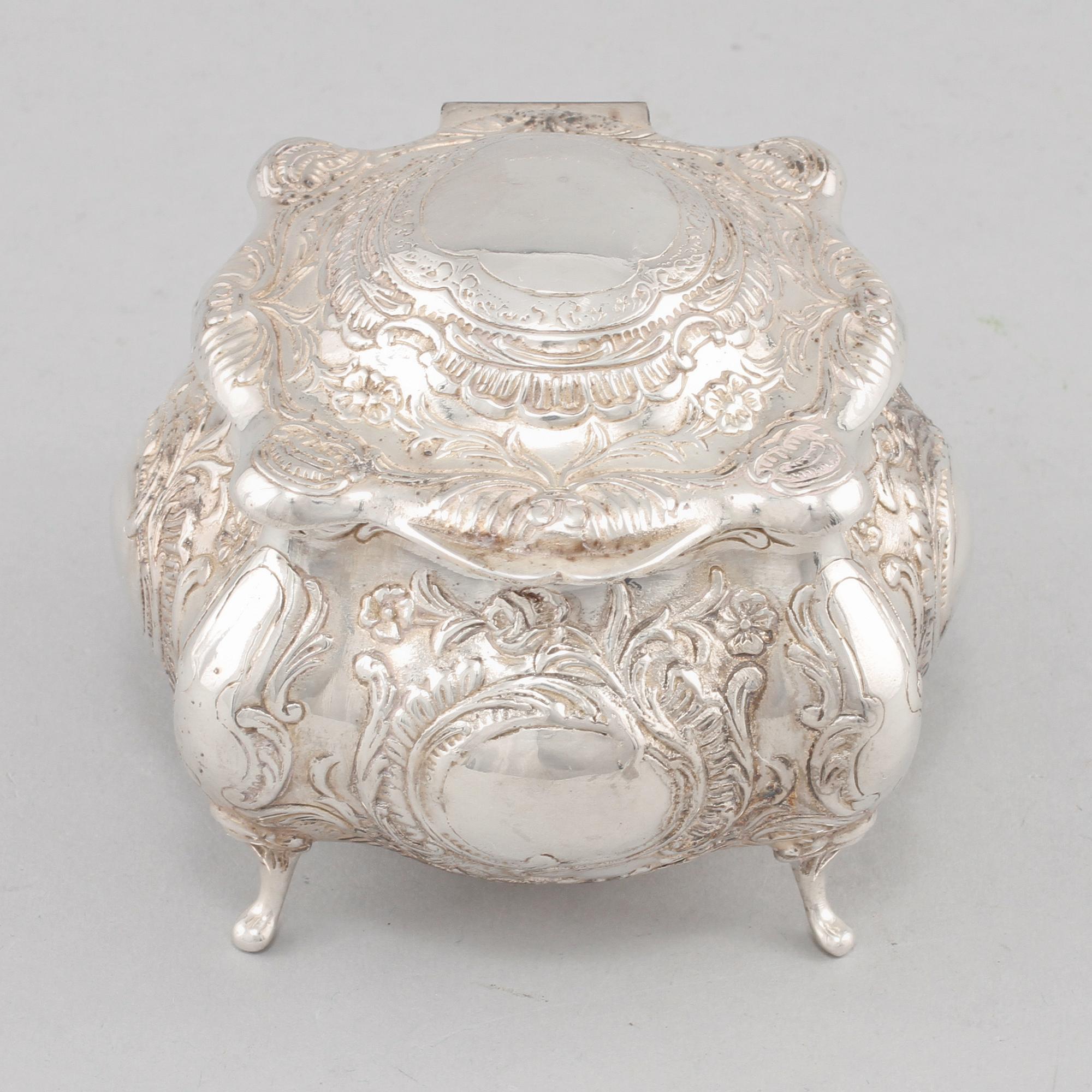 SOCKERSKRIN, silver, GEWE, 1975. Vikt ca 330 g.