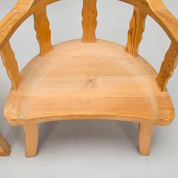 Four Norwegian armchairs, Krogenäs Möbler, latter half of the 20th century.