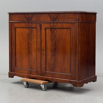 A mahogany cupboard, second half of the 19th century.